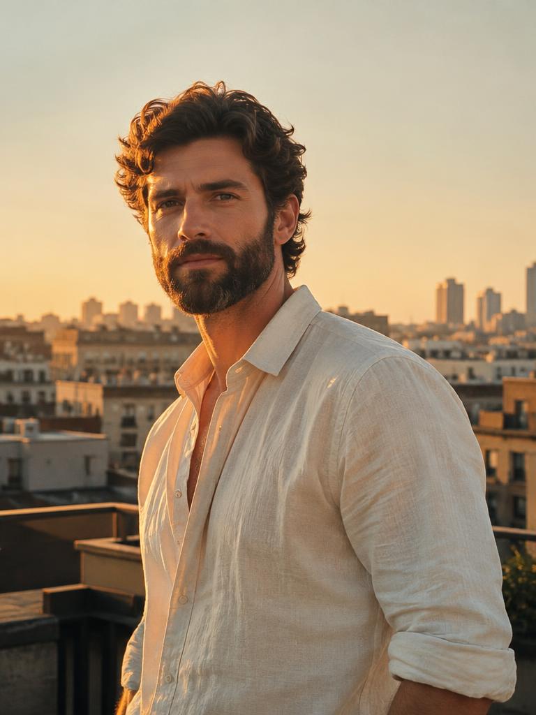 Example AI-generated golden hour image